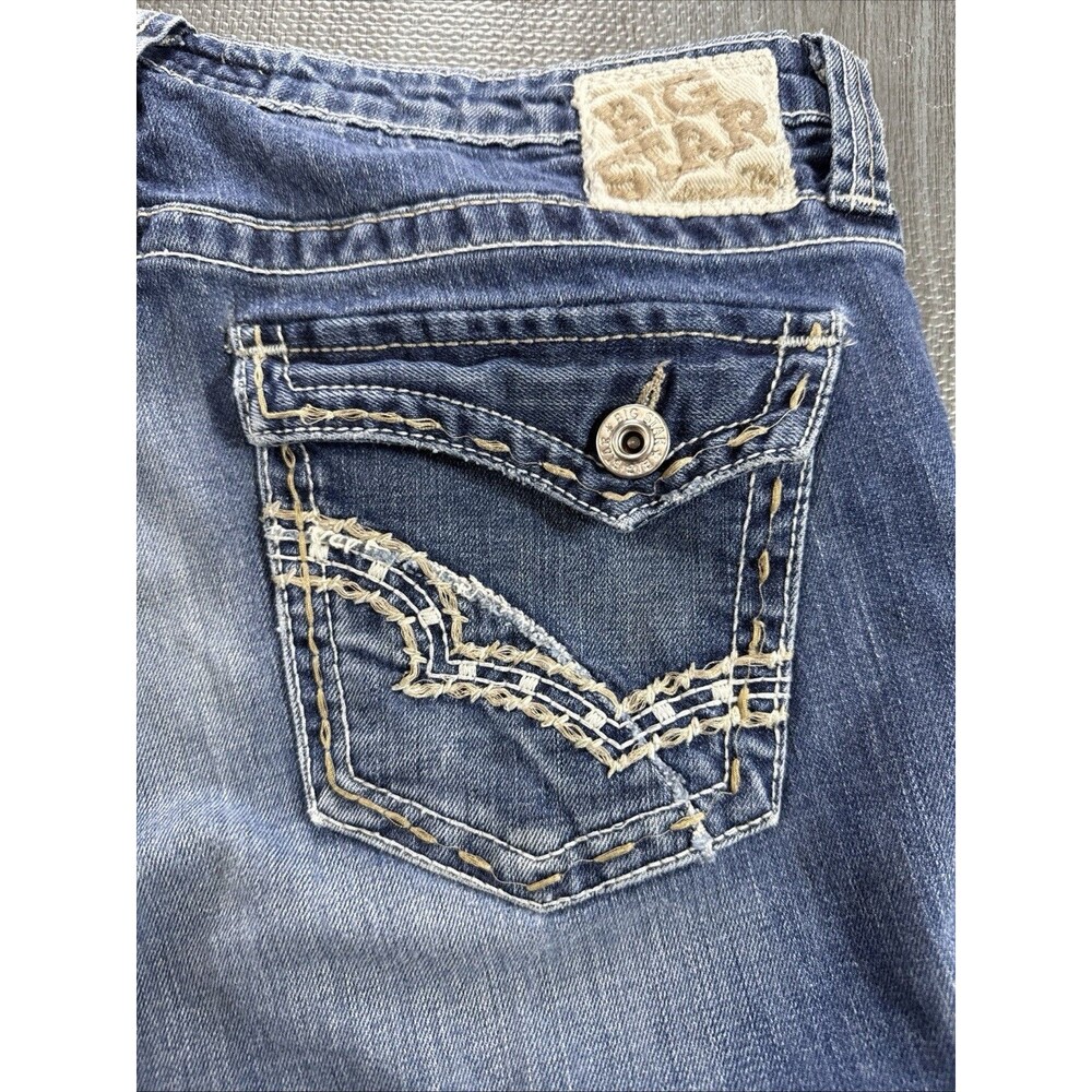 Buckle Women's BKE Big Star Maddie Mid Rise Stretch Denim Jeans 31 X-Long